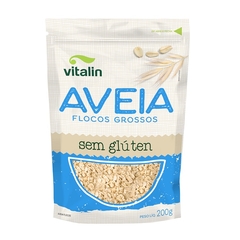 Aveia em Flocos Grossos Sem Glúten Vitalin 200g