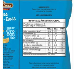 Kit 3 Chips Batata Doce Sem Glúten Feito Óleo de Coco Dacolônia 105g - comprar online