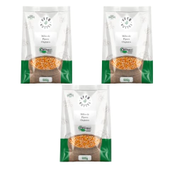 Kit 3 Milho de Pipoca Organico 1,5kg Vero Nuttri na internet