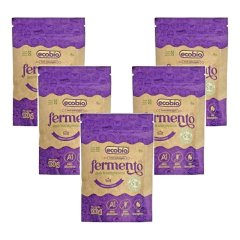 KIT - 5 Fermentos Em Pó Não Transgênicos E Sem Glúten Ecobio 500g - comprar online