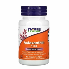 Astaxantina 4mg 60 Veg Softgels