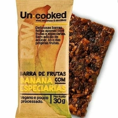 Barra de Banana C/ Especiarias S/ Lactose, Açúcar e Glúten 30g