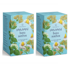 Kit 2 Chá Orgânico Bons Sonhos Iamaní 15 sachês cada - total 45g - comprar online