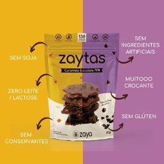Zaytas Caramelo & Flor de Sal Zaya Sem Glúten Sem Lactose na internet