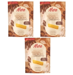 Kit 3 Biscoitos Grissini Abóbora com Orégano Sem Glúten Alere 150g
