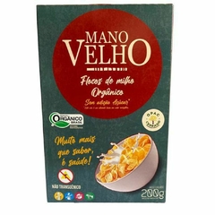 Cereal Matinal Flocos de Milho Orgânico Mano Velho 200g