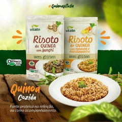 Mistura Risoto De Quinoa Com Funghi Orgânica Vitalin 150g na internet