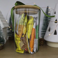 KIt Mix de 8 Doces Uncooked S/ Açúcar + 1 Pote de Vidro Hermético 600ml na internet