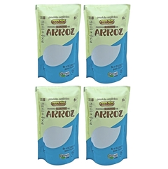 KIT 4 Farinha De Arroz Orgânica Vegana S Glúten Ecobio 2,0Kg