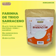 Farinha de Trigo Sarraceno Orgânica Vegana S/ Glúten Ecobio 250g - comprar online