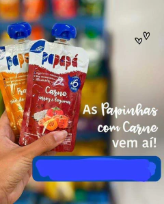 Imagem do Kit 4 Papinhas Papapa: Carne Arroz Legumes e Frango Grão Vegetais - 480g