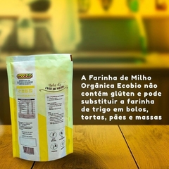 Fubá De Milho Farinha De Milho Orgânico Vegano Ecobio 400g - Natu Gaio - Loja Especializada em Produtos Naturais e Orgânicos