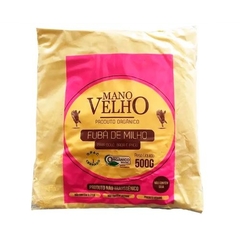 Fubá de Milho Orgânico para Bolo Broa e Angu Mano Velho 500g