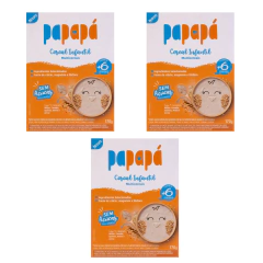 Kit 3 Cereal Infantil Papapá Multicereais S/ Açúcar - 510g - comprar online