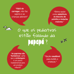 Imagem do Kit 3 Biscoitos Infantis Papapá Orgânicos 1 de Cada Sabor 60g