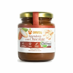 Pasta de Amendoim com Chocolate Orgânica Onveg 210g