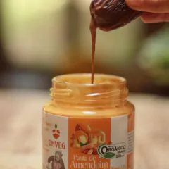 Pasta De Amendoim Orgânica Com Caramelo De Tâmara 210g Onveg na internet