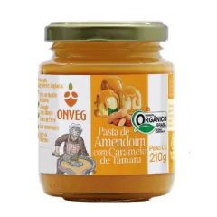 Pasta De Amendoim Orgânica Com Caramelo De Tâmara 210g Onveg