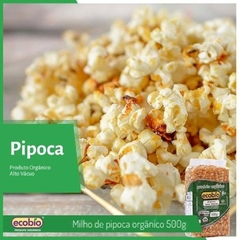KIT - 3 Milhos De Pipoca Orgânico Alto Vácuo Ecobio 1,5Kg - loja online