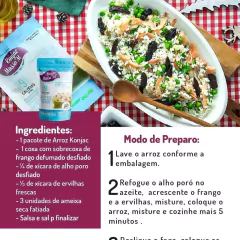 Arroz Konjac Sem Glúten Vegano 270g Low Carb na internet