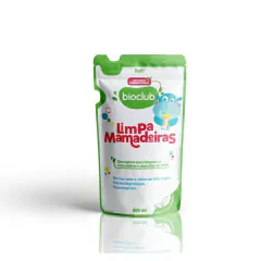 Refil Limpa Mamadeiras Detergente Natural Bebê BioClub 500ml