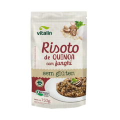 Mistura Risoto De Quinoa Com Funghi Orgânica Vitalin 150g