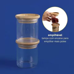 Drageado 70% de Avelã 250g + Pote de Vidro Hermético 400ml
