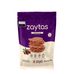 Zaytas Azeitonas Lascas Crocante Sem Glúten Vegana 80g