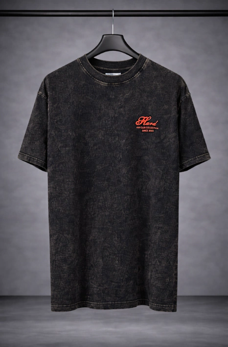 REMERA HW CLUB RLX ACID BLACK — imagen 5