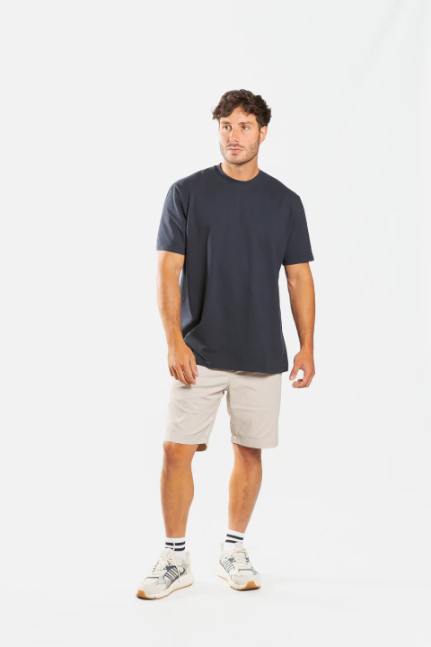 REMERA PIQUE BASIC MARINO - comprar online