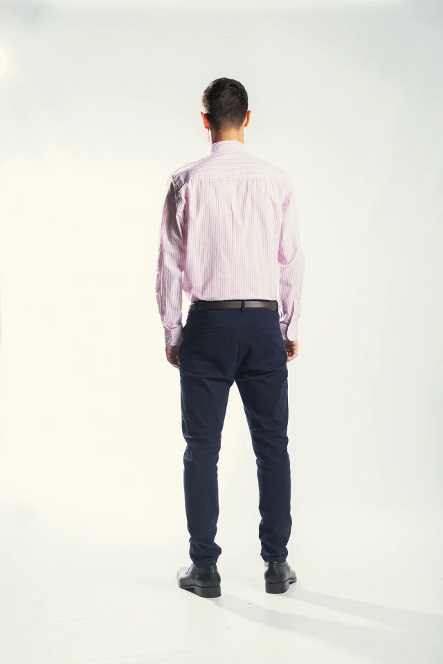 CAMISA NOBOA STRIPE WHITE/PINK — imagen 5