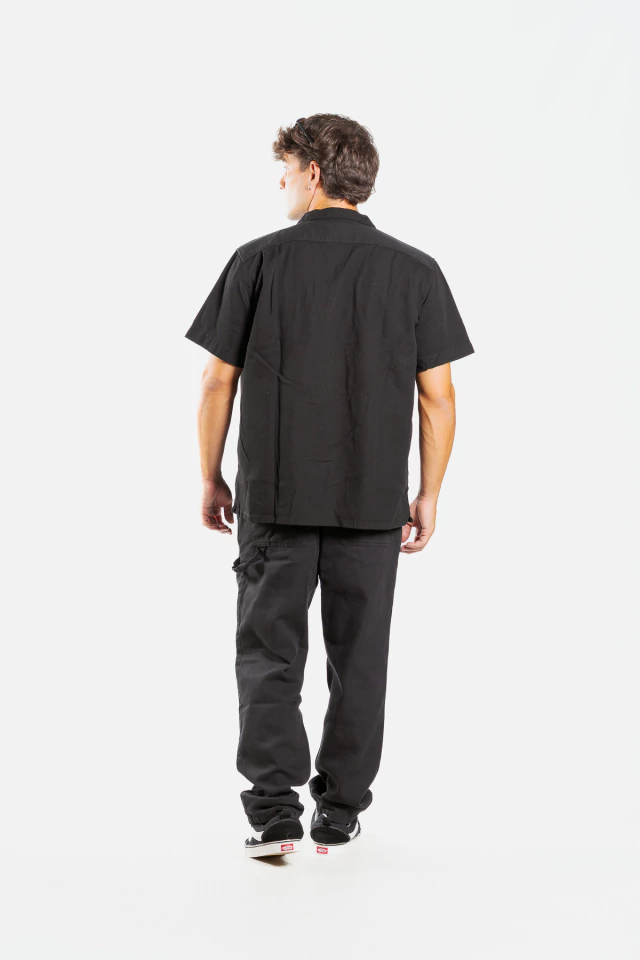 CAMISA M/C FASHER BOLS BLACK — imagen 3