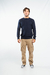 SWEATER DRAMMEN BASIC MARINO