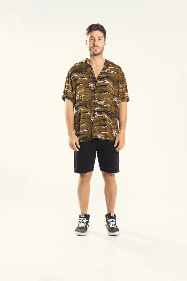 CAMISA M/C KARIBA DARK MUSGO — imagen 4