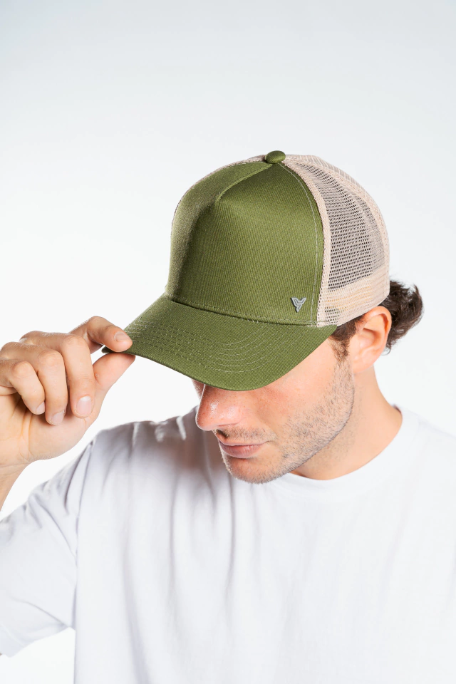 GORRA TRUCKER COMBI GREEN
