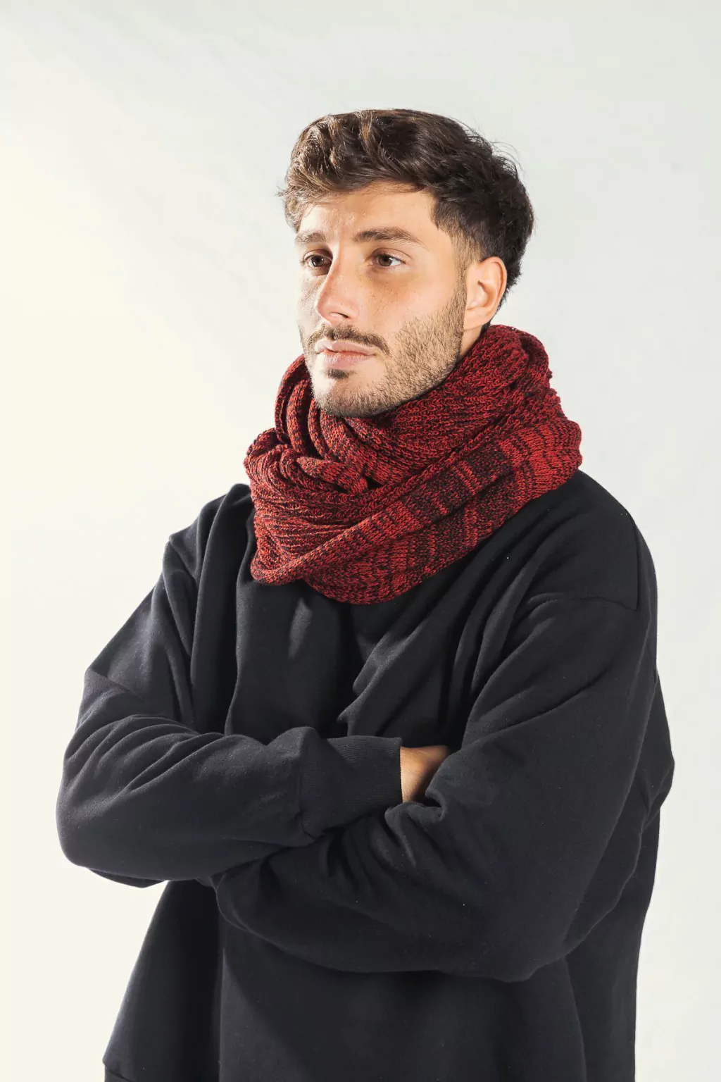 Cuello Surrey Doble Jaspeado Red thumbnail 3