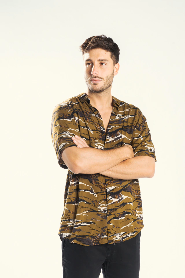 CAMISA M/C KARIBA DARK MUSGO