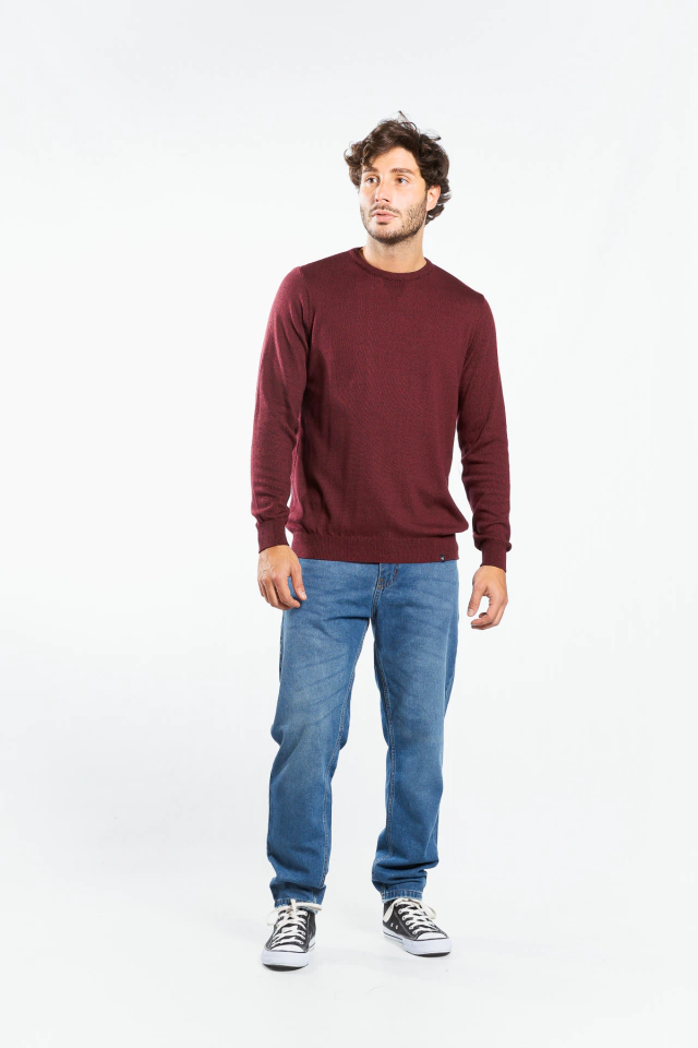 SWEATER MOULINE BASIC BORDO