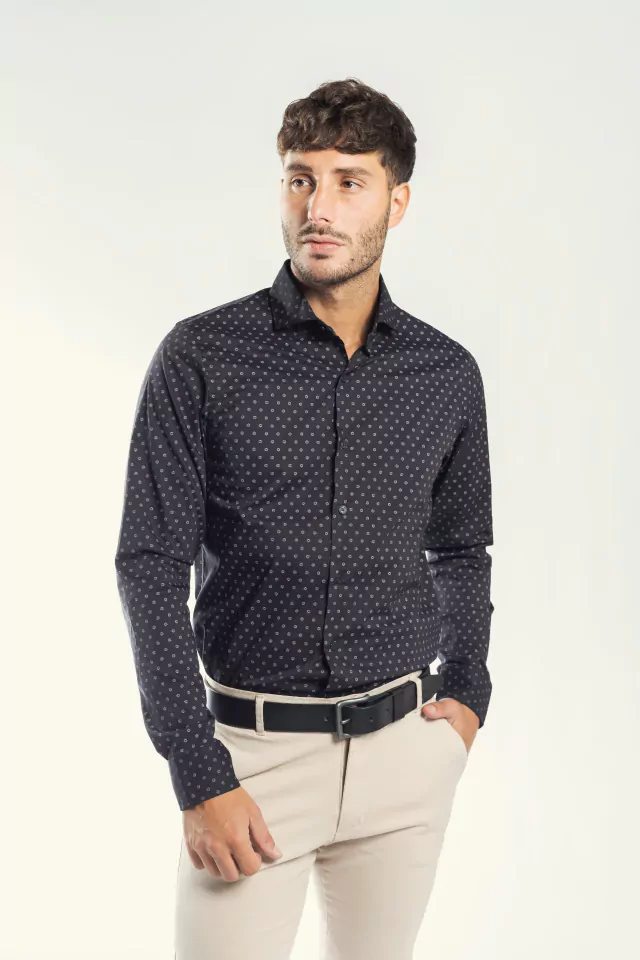 CAMISA BLUE PENTAGON BLACK