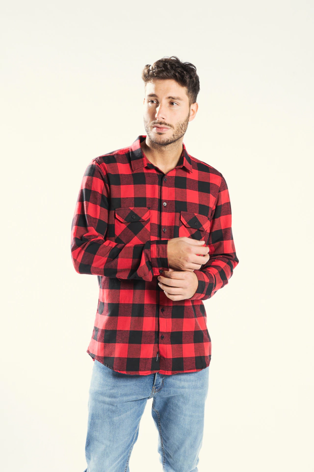 CAMISA MURCIA LEÑAD RED/BLACK