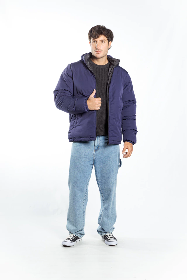 CAMPERA MOSCU REV PADDED BLUE — imagen 2