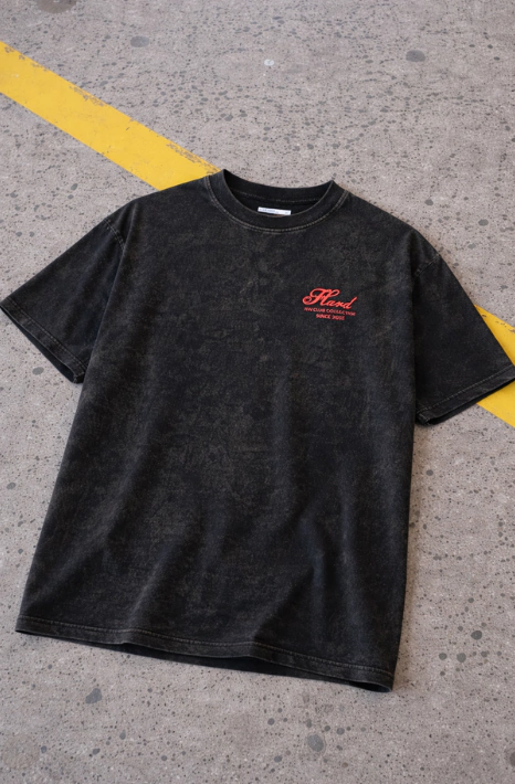 REMERA HW CLUB RLX ACID BLACK