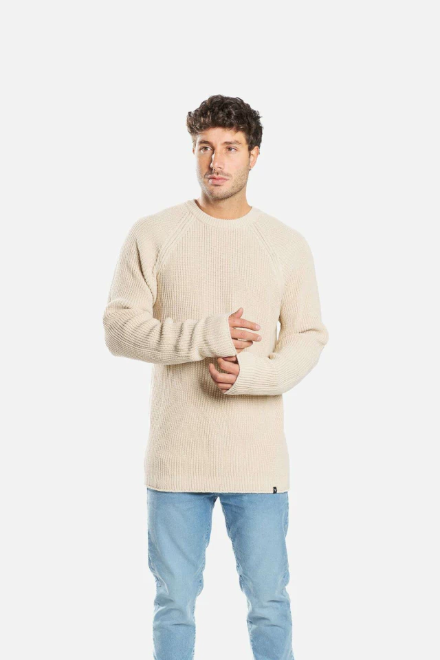 SWEATER WATERLOO RANGLAN BEIGE