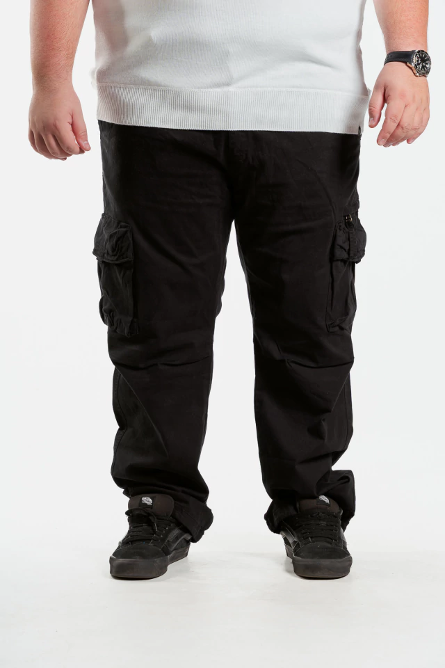 JOGGER SALWA CARGO ZIPP BLACK