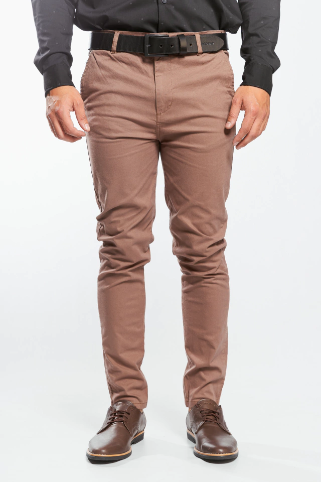 CHINO BEIJING SKINNY CHOCOLATE