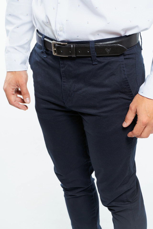 CHINO BEIJING SKINNY MARINO — imagen 3