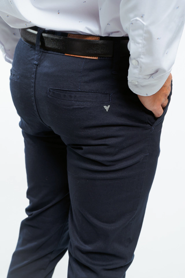 CHINO BEIJING SKINNY MARINO — imagen 4