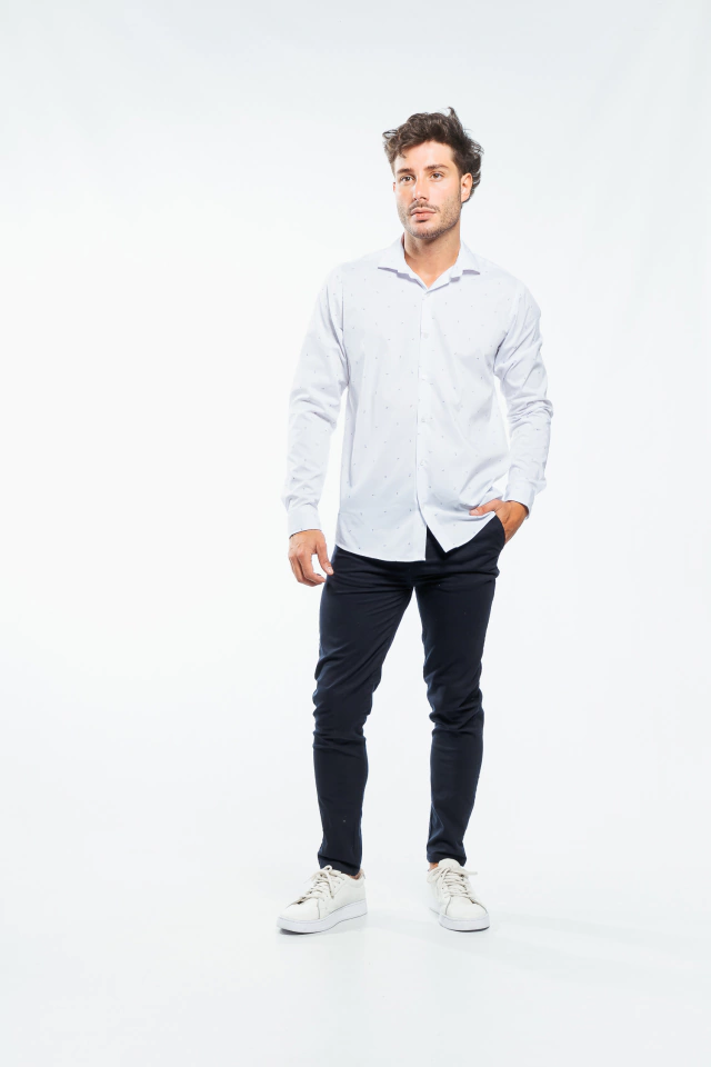 CHINO BEIJING SKINNY MARINO — imagen 6