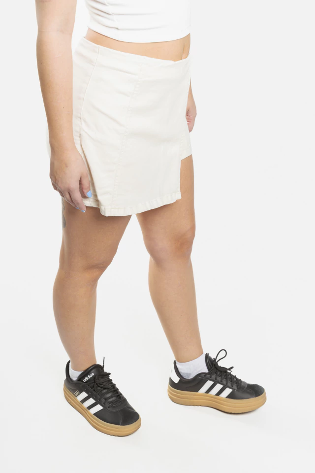 SKORT FABRIZIA GABARD CRUDO