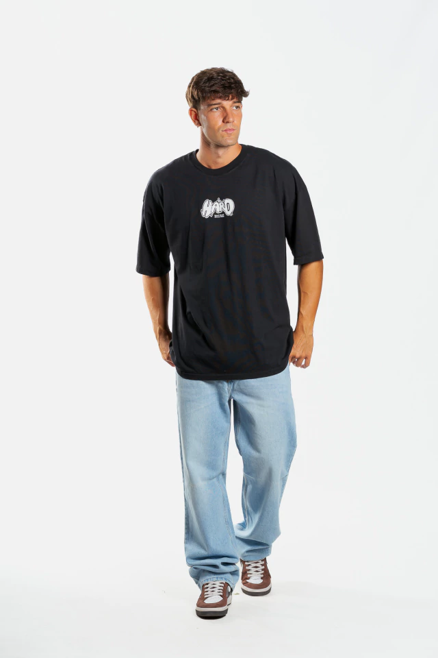 REMERA HARD GRAFFITI OVS BLACK — imagen 7